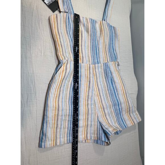 NWT Reformation Island Jumpsuit Marbella 100% Linen Size 10 - Picture 8 of 11